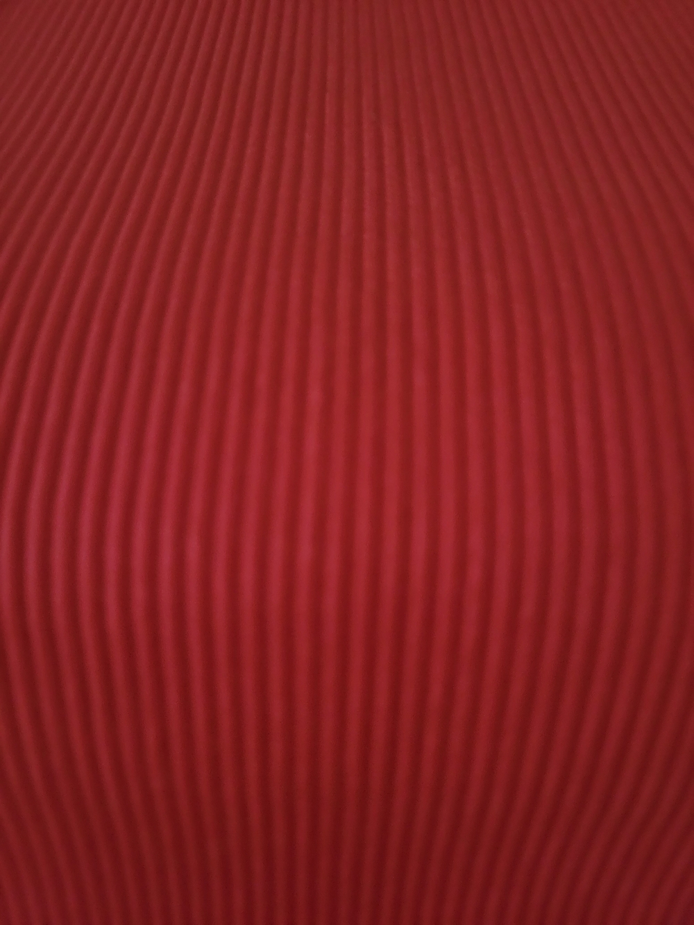 Red Ribbed Crop Top - Picture 5 of 7